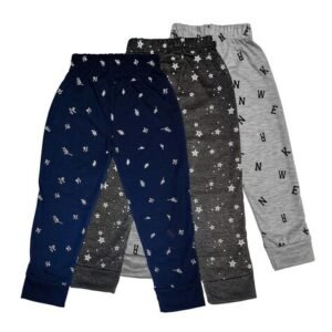 SURFBAE Pack of 3 Printed Joggers with Elasticated Waist
