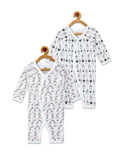 THE MOM STORE - Micro Print Rompers