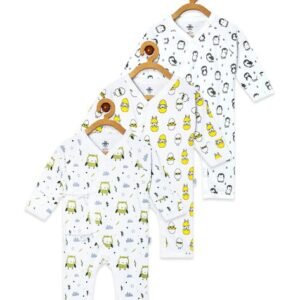 THE MOM STORE - Pack of 3 Printed Rompers