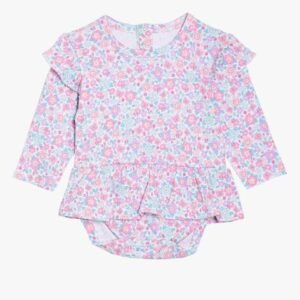 THE MOM STORE - Floral Print Round-Neck Rompers