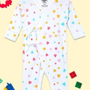 THE MOM STORE - Logo Print Romper with Tie-Up