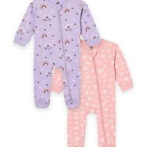 THE MOM STORE - Pack of 2 Printed Romper