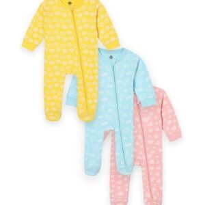 THE MOM STORE - Pack of 3 Printed Romper