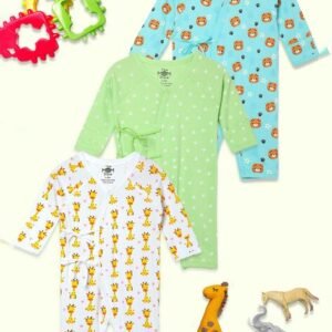 THE MOM STORE - Pack of 3 Printed Rompers