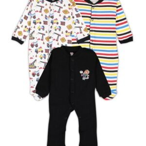 TiniBerry - Pack of 3 Printed Rompers