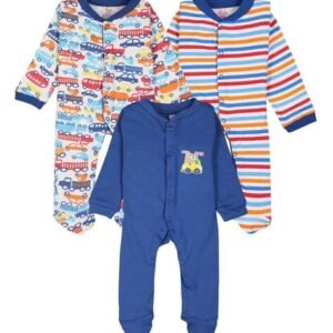 TiniBerry - Pack of 3 Printed Rompers