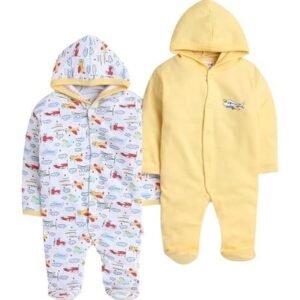 TiniBerry - Pack of 2 Graphic Print Rompers