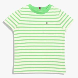 TOMMY HILFIGER Boys Breton Pocket Striped Crew-Neck T-Shirt