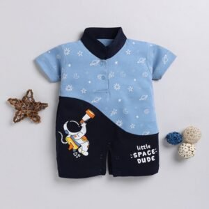TOONYPORT - Graphic Print Cotton Romper