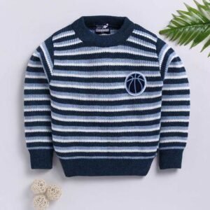 TOONYPORT Striped Crew-Neck Sweater