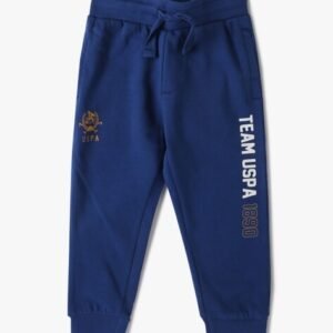 U.S. Polo Assn. Boys Track Pants with Placement Brand Print
