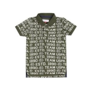 U.S. Polo Assn. Brand Print Polo T-Shirt