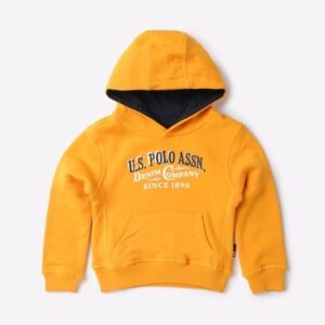 U.S. Polo Assn. Printed Hoodie with Kangaroo Pockets