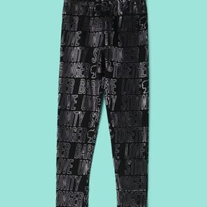 Wotnot by AZORTE - Barbie Foil Print Leggings