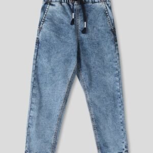 Wotnot by AZORTE - Acid-Wash Relaxed Fit Jeans