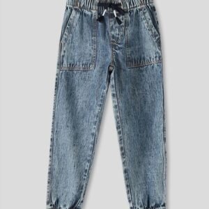 Wotnot by AZORTE - Acid-Wash Relaxed Fit Joggers