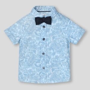 Wotnot by AZORTE - All Over Print Poplin Shirt