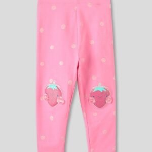 Wotnot by AZORTE - All-Over Print Leggings with Patches