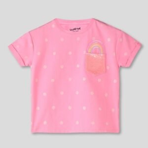 Wotnot by AZORTE - All-Over Print Regular Fit T-Shirt with Sequin Pocket