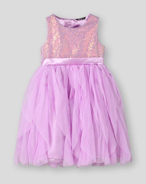 Wotnot by AZORTE - Embellished Fit & Flare Dress