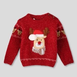 Wotnot by AZORTE - Applique Embroidered Sweater