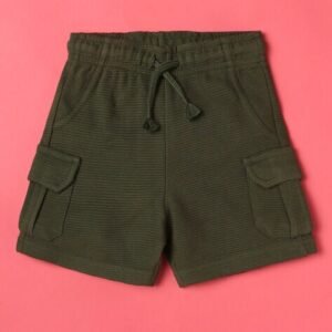 Wotnot Striped Shorts with Flap Pockets