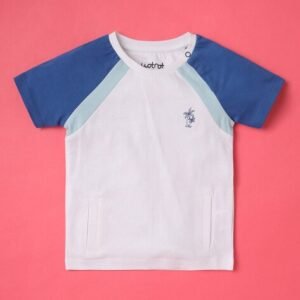 Wotnot Round-Neck T-Shirt with Raglan Sleeves