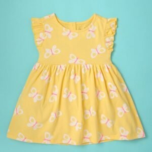 Wotnot Butterfly Print A-Line Dress