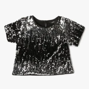 Yousta - Sequined Relaxed Fit Top