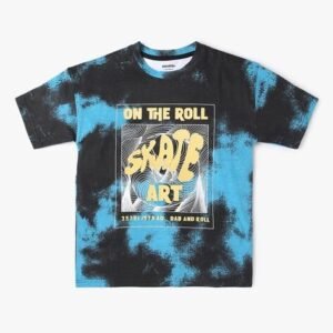 Yousta - Graphic Print Round-Neck T-Shirt