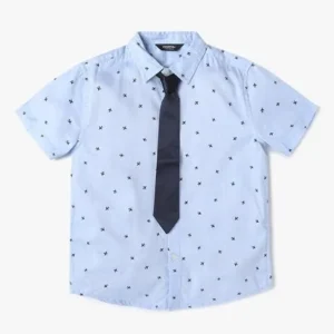 Yousta - Printed Shirt with Spread Collar