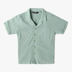 Yousta - Boys Boxy Fit Shirt with Patch Pocket