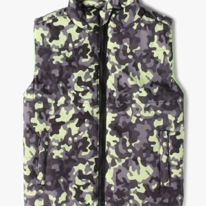 Yousta - Boys Camouflage Print Regular Fit Puffer Jacket