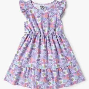 Yousta - Girs Printed Fit & Flare Dress