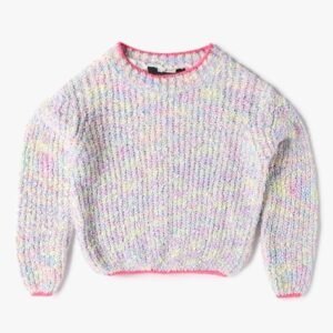 Yousta - Ribbed Round-Neck Sweater