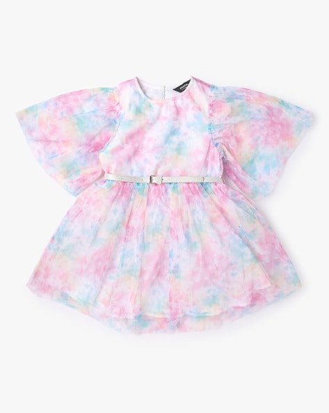 Yousta - Tie & Dye Fit & Flare Dress