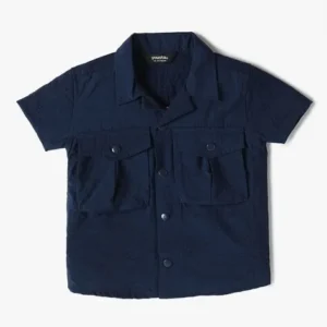 Yousta - Boys Boxy Fit Shirt with Flap Pockets