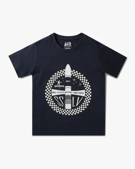 Yousta - Boys Core Graphic Print Relaxed Fit Round-Neck T-Shirt