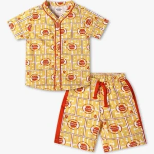 Yousta - Boys All-Over Printed Shirt with Shorts