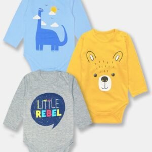 YUV - Pack of 3 Graphic Print Rompers