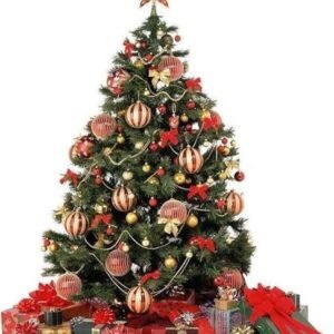 Sanvatsar 84 pcs Christmas Tree Decorations Set Hanging Ornaments Pack of 1