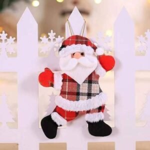 Ascension Dancing Style Santa Claus for Christmas Decoration Pendant Christmas Party Hanging Ornaments Pack of 1