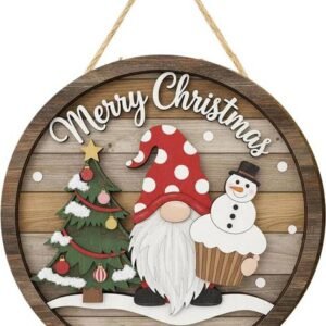 JaipurCrafts "Santa" Merry-Christmas Wall Hanging| Christmas Wall Decoration Hanging Ornaments Pack of 1