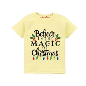BABYWISH - Typographic Print Round-Neck T-Shirt