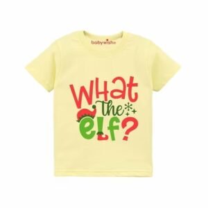BABYWISH - Typographic Print Round-Neck T-Shirt