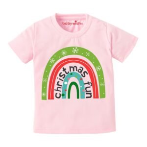 BABYWISH - Graphic Print Round-Neck T-Shirt