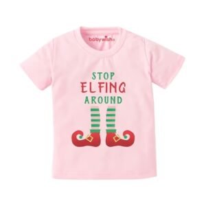 BABYWISH - Typographic Print Crew-Neck T-Shirt