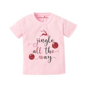 BABYWISH - Typographic Print Round-Neck T-Shirt