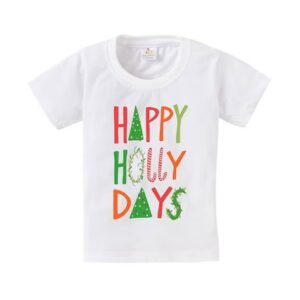BABYWISH - Typographic Print Round-Neck T-Shirt