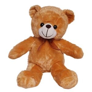 Dukiekooky - Dukiekooky Kids Cute & Adorable Golden Teddy  Bear Soft / Plush Toy For Kids, Height -  35Cm